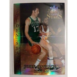1996-97 Topps NBA Stars Finest Refractor John Havlicek #70